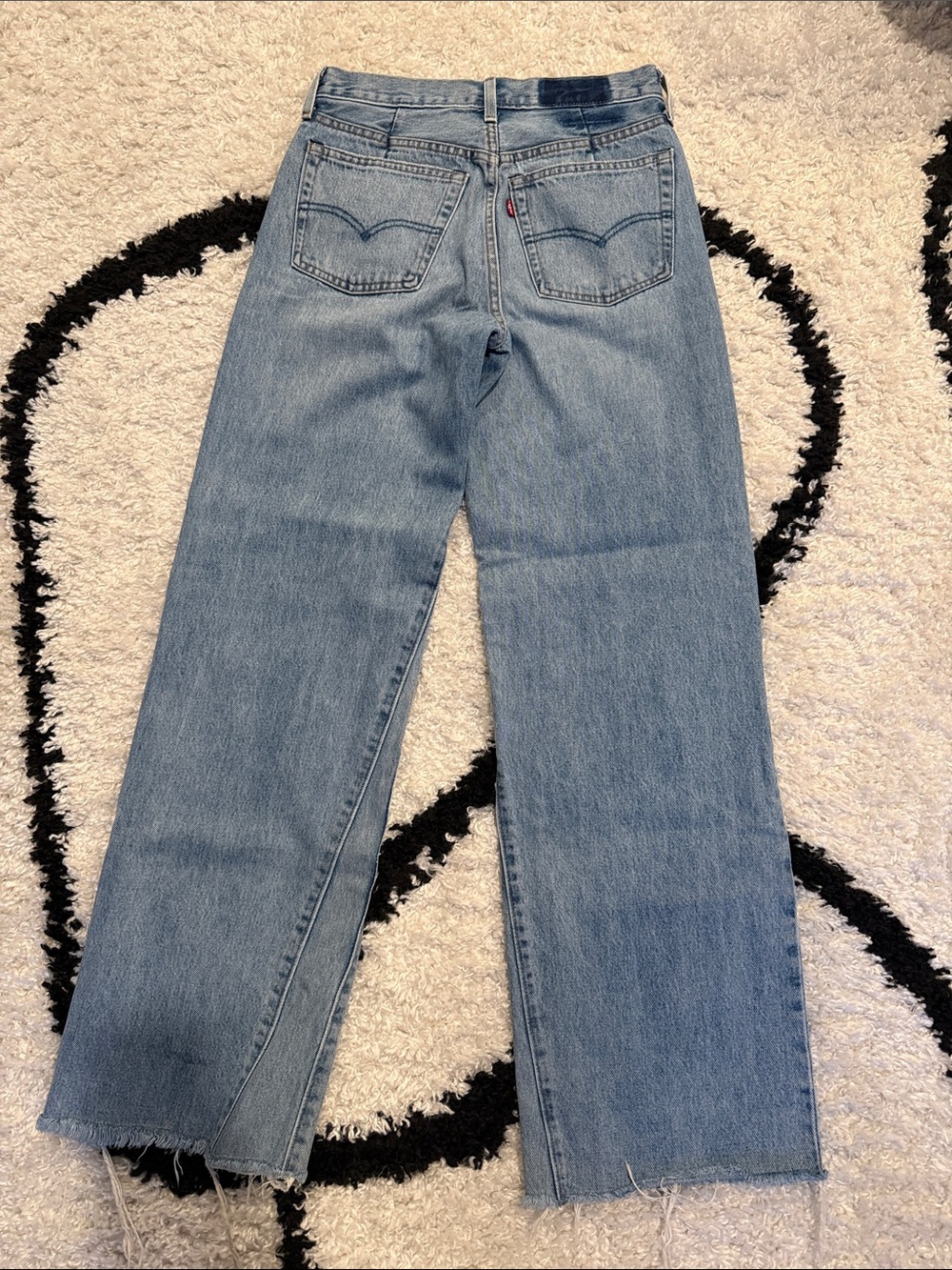 Levi's Light Blue Wide Leg Jeans - Picture 3 of 7